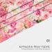 50Pcs Disposable Floral Face_Masks with Designs 3-Ply Breathable Flower Face_Mask with Nose Wire Facemasks for Women (Floral-J) - Buy Online on GoSupps.com