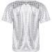 KKmeter Kids Shiny Hip Hop Dance T-Shirt | Short Sleeves Loose Top for Boys & Girls | Silver | Ages 2-6 - Buy Online on GoSupps.com