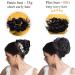 SEGO Hair Extensions - Large 80g Messy Wavy Bun & Updo Hairpiece in 1# Black | International Shipping Available - Buy Online on GoSupps.com
