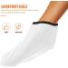 Housses pour Pieds Spa la Paraffine 1 Paire Paquet Hydratants pour Bain de Pieds Couverture Chauffante Beige Clair Bord Noir pour Usage Salon et Domicile - Buy Online on GoSupps.com