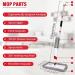 Microfiber Spray Mop with Refillable Bottle & 3 Washable Pads - 360 Swivel Head, Sturdy Wet Dry Floor Mop for Home Kitchen - Gray - Buy Online on GoSupps.com