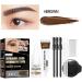 Brow Tint Kit 2 in 1 Semi-Permanent Eyelash and Eyebrow Dye Kit - 6-8 Weeks Long Lasting Lash & Brow Color Kit for Salon & Home Use Corset - Buy Online on GoSupps.com