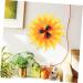 Alipis 4pcs Wrought Iron Sunflower Hanging Emblems Tote Bags for Women Sunflower Wall Ornament Indoor Plant 30x30cmx4pcs Yellowx4pcs - Buy Online on GoSupps.com