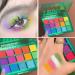 CARL Eyeshadow palette in 15 colors green blue purple matte shimmering colorful well pigmented green eyeshadow spring long lasting - Buy Online on GoSupps.com