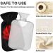 Hot Water Bottle 2L with Cover - Red Rose Design for Pain Relief | Hand & Feet Warmer for Winter - Buy Online on GoSupps.com