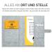 kwmobile Felt Cover for German Medical Records - U-Book & Vaccination Certificate with Extra Compartments | Durable & Stylish Protection - Buy Online on GoSupps.com