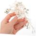 Ipetboom Pearl Hair Comb Bridal Hair Comb Wedding Bridal Flower Hair Comb Bridal Hair Clip Wig Combs Festive Rhinestone Hair Clip Bride Headdress Crystal Bridesmaid Girl Headband - Buy Online on GoSupps.com