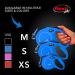 Buy Flexi Classic Retractable Dog Leash - Ergonomic Durable & Tangle-Free for Dogs up to 11.8 kg - 4.8 m (16 ft) - Small - Blue - International Shipping Available - Buy Online on GoSupps.com
