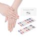 DANNI & TONI Semi Cured Gel Nail Strips (Summer Beach) Holiday Gel Nail Stickers 28 Stickers