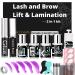 Eyelash Lift and Eyebrow Lamination 2 in 1 Kit Easy DIY 5 Minutes Curl Eyelash Lift Long-Lasting a Month Professional Make Lash and Brow More Volume 6 Weeks 1A-lift Kit