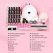 Gel Nail Polish Kit with UV Light - 7ml Gel Polish Set with Base Coat, Top Coat & Manicure Tools - Nail Lamp Included - Perfect Gift for Women - Buy Online on GoSupps.com