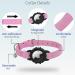 Apple Airtag Cat Neck Band | Light Tracker for Kittens & Puppies | Adjustable 9-13 inch (Rose) - Buy Online on GoSupps.com