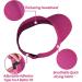 Bltong Sun Sports Visor Hat - UV Protection Breathable Adjustable Baseball Cap for Beach Golf Running Tennis Pink - Buy Online on GoSupps.com