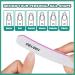 FANDAMEI 15pcs 100/180 Nail File Set - Double Sided Emery Boards for Nail Care in Home and Salon - Professional Nail Styling Tools for Gel Nails - Curved 7 0.74 inch - Buy Online on GoSupps.com