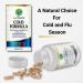 Leafsource Cold Formula Capsules Naturally Reduces Duration & Relieve Cold Symptoms Flu Upper Respiratory Tract Infections Bronchitis Sore Throat and Laryngitis Plant-Based Ingredient Vegan Immune Modulator NPN 80114231 (60 Counts) 60 count (Pack of 1) - Buy Online on GoSupps.com
