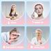 Leezmark 6 PCS Face Wash & Spa Headband Wristband Set - Pink & Light Blue | Makeup & Skincare Headbands for Washing Face - Buy Online on GoSupps.com