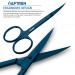 Nail Scissors Toenail Scissors Mustache Face Nose Ears Hair Care Beauty Cuticle Scissors Manicure Pedicure Sharp Curved Blades Professional Scissors for Men Women 3.7 - Buy Online on GoSupps.com