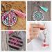 KINGFOREST 120PCS Acrylic Keychain Blanks with Rings, Jump Rings, Discs, and Tassels for DIY Keychain Vinyl Craft - Buy Online on GoSupps.com