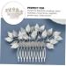 Didiseaon Hair Accessories Wide Teeth Combs Bridal Hair Comb Floral Hair Comb Girls Hair Clips Simple Side Comb Wire Hair Combs Hairdressing Side Comb Delicate Bride Zinc Alloy - Buy Online on GoSupps.com