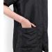Noverlife Black XL Pet Grooming Workwear with Full Zipper | Professional Short Sleeve Grooming Smock for Pet Shop and SPA - Buy Online on GoSupps.com