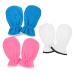 minkissy 3 Pairs Wax Hand Mask paraffin heated mitts thermal mitts paraffin Hand Foot Care paraffin hand mitts hand spa mitt disposable paraffin gloves mittens beauty wax heating fleece