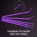 Surplex 400pcs Micro Applicator Brushes - Purple | Ideal for Makeup, Nail Art, and Painting - Buy Online on GoSupps.com