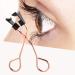 Eyelash Curler Magnetic Eyelash Applicator Tool Eyelash Clip Magnetic False Eyelashes Curler Women Makeup Tool Rose Gold