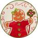 Certified International Holiday Magic Gingerbread 6" Canape/Luncheon/Snack Plates Set of 4 - Buy Online on GoSupps.com