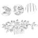 DOITOOL Crystal Hair Accessories Tiara Hair Pin Wedding Hair Accessories Hair Clips Hair Barrettes Rhinestone Bobby Pins Wedding Decor Hair Comb Bride Gem Hair Piece Zinc Alloy - Buy Online on GoSupps.com
