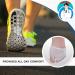 Metatarsal Pads and Toe Separator Set - 4 Gel Cushions for Forefoot Pain, Diabetic Feet, Blisters - Breathable & Soft Material - Buy Online on GoSupps.com