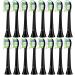 Replacement Toothbrush Heads Compatible with Philips Sonicare DiamondClean ProtectiveClean C2 4100 6100 6500 5100 Electric Toothbrush (16 Black)