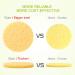 100% Natural Compressed Cellulose Facial Sponges - Reusable Bigger / Thicker Spa Pads for Face Deep Cleansing and Exfoliation - 20Pcs - Buy Online on GoSupps.com