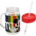 Buy All-Meine.de GmbH BPA-Free Drinking Cup with Straw & Cover - 420ml Young Motif Handle Cup - Transparent Plastic Drinkware - Buy Online on GoSupps.com