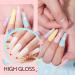UR SUGAR Pastel Poly Extension Gel Nail Kit - 6 Summer Colors | Acrylic Gel Builder Set with Slip Solution & Manicure Tools - Buy Online on GoSupps.com