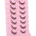 Manga Lashes Natural Look Faux Mink Soft Wispy Tapered End Reusable False Eyelashes - 7 Pairs - Buy Online on GoSupps.com
