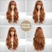 HAIRCUBE Ginger Wig with Bangs - Long Wavy Middle Part Synthetic Wig for Daily Use - Buy Online on GoSupps.com