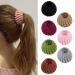 7Pcs Birds Nest Hair Clips  Lazy Bird's Nest Plate Hairpin  Bun Maker Clips  Expandable Ponytail Holder Hair Pin  Velvet Bird Nest Shaped Hair Clips  Fashion Hair Accessories for Women and Girls