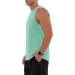 ODODOS Men's Muscle Shirt UPF 50+ Sleeveless Gym Tank Top Mint Green XXL Tall - Buy Online on GoSupps.com