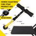 Premium Nordic Hamstring Curl Strap + Fitness Knee Mat | 420lb Capacity | Ideal for Hamstring Curls, Sit-Ups, Spanish Squats | Quick 5-Second Setup | Home Fitness Equipment - Buy Online on GoSupps.com