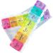 JFA Weekly Pill Box Organizer for Medicines & Vitamins | 7-Day Reminder, 2 Compartments per Day, Multicolor | 1 Count - Buy Online on GoSupps.com