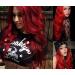 Red Wigs for Women Long Curly Wavy Ladies Fancy Dress Wig Synthetic Hair Wigs Heat Resistant Full Wig Cosplay Halloween (Red) L205-Red - Buy Online on GoSupps.com