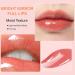 Hydrating Lip Glow Oil | Moisturizing Plumper Gloss | Tinted Lip Balm for Dry Lips (Cherry) - No-Sticky Formula - Buy Online on GoSupps.com