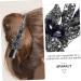 minkissy clips crystal rhinestone hair barrette hair clip metal alligator hair barrettes for women fine hair fancy barrettes for women's hair alligator hair clip flash alligator clip Mother - Buy Online on GoSupps.com