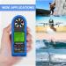 Windometer Digital Anemometer - LCD Wind Speed Meter for Sailing Windsurfing & Fishing | Accurate Air Flow Gauge with Backlight - Model 1-816BH - Buy Online on GoSupps.com