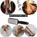 Stainless Steel Foot Callus Remover - Professional Pedicure Tool for Hard, Tough Skin - Home & Salon Use (Black) - Buy Online on GoSupps.com