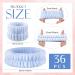 Set of 36 Microfiber Wash Band and Hair Band Spa Headbands and Wristbands - Buy Online on GoSupps.com