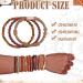 40 Pcs Boho Hair Ties: Cute Elastic Bracelet Ponytail Holders for Women - Soft Bands for Thick Thin Long Curly Hair - Buy Online on GoSupps.com