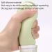 Leakage-Proof Travel Shampoo Bottle - Silicone Toiletry with Massage Brush | Portable Travel Storage - Light Green - Buy Online on GoSupps.com