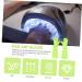 FRCOLOR 1 Pair Nail Gloves UV Protection Gloves Gloves UV Nail Gloves Manicure Accessories Nail Art Gloves Hands Glove Mj03 Green Polyester Nail Lamp Fingerless Manicure Gloves - Buy Online on GoSupps.com