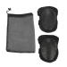 Knee Support 2 Pack Black Compression Knee Brace Knee Support Protective Knee Pads for Football for Basketball